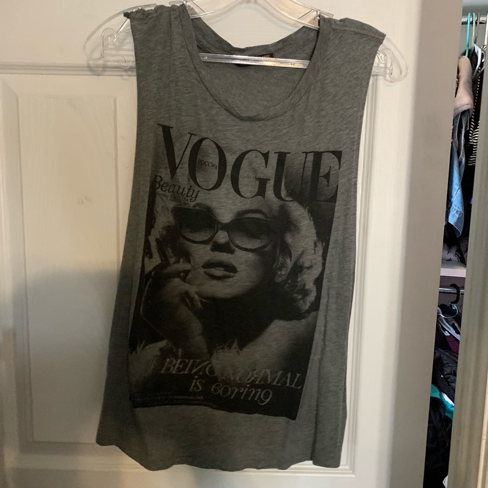 Casual Muscle Top Featuring Marilyn Monroe